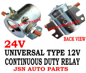RELAY 4PIN 12V/24V CONTINUOUS DUTY RELAY SUITABLE FOR ALL CAR LORRY TRUCK