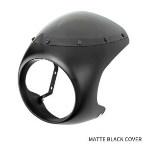 7 Inch Motorcycle Front Headlight Cover Retro Waterproof Anti-fall Fairing Modification Accessories