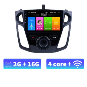 Acodo 9" 2 Din Android12 Car Radio Multimedia Player Carplay Auto For Ford Focus 3 MK3 2012-2017 GPS Navigation IPS Touch Screen FM BlueTooth CarPlay Android Auto 2Din DVD Stereo Headunit Plug and Play With Frame