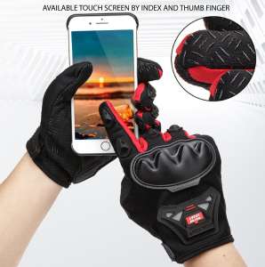 High End Motor racing protective gloves touch screen gloves MC29 Gloves two finger touch screen