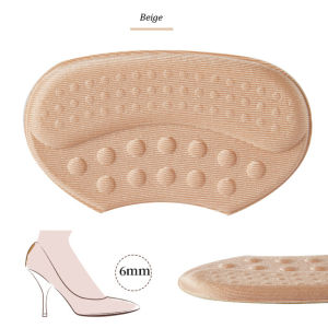 VTTO 1Pair 6mm High Heels Insoles for Women Heel Protector Stickers Cushion Inserts Foot Heel Liners Pain Relief Pads Foot Accessories 2 pcs