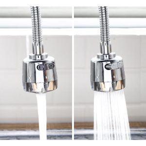 Đầu Vòi Tăng Áp Dài 18cm Vòi Nước Xoay 360 Độ Nhiều Chế Độ Tiết Kiệm Nước- SMH
