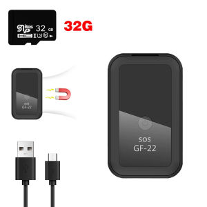 Magnetic GF22 GPS Tracker Device Voice Control Anti-Lost Device Locator Mini Precise Positioning Mini Tracking Locator