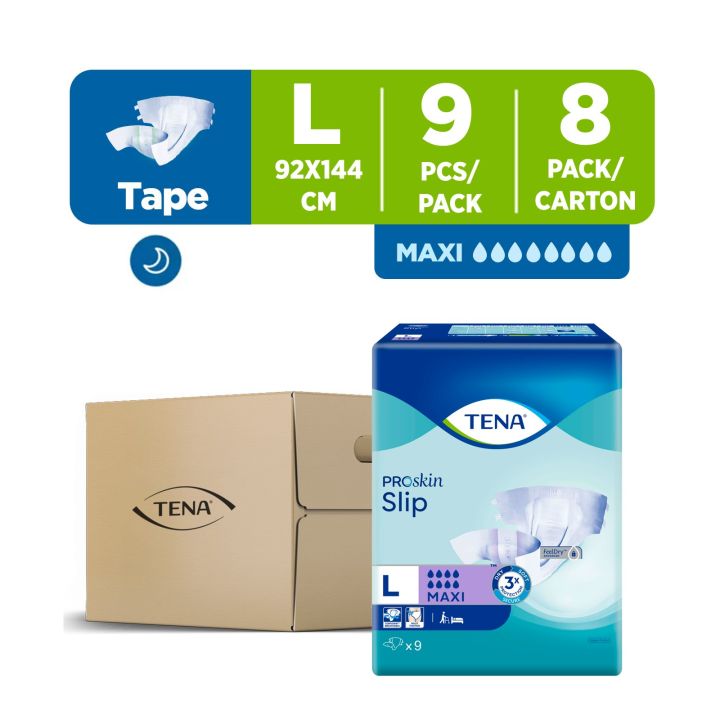 Tena Proskin Slip Maxi Adult Diaper Lazada Singapore