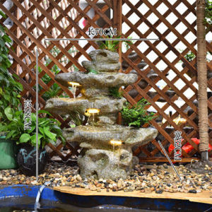 Large Rockery Outdoor Fountain Balcony Garden Courtyard Fish Pond Villa Landscape Circulation Flowing Water Ornaments Decoration