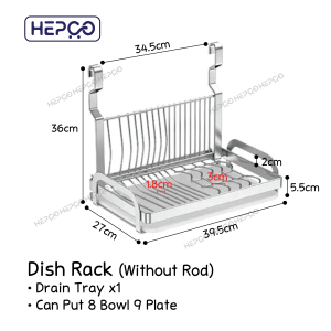 Stainless Steel Rack Kitchen Storage Wall Hanging Rack Knife Plate Rack Organizer For Countertop