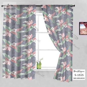 Buy 1 Take 1 Aspiring Curtain for Window Home Decor Without Scallop Floral/Abstract Design Polycotton
