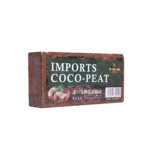 Low-Salt Coco Brick High-Temp Sterilized Soft Airy Water-Retentive Ideal for Flowers Veggies & Houseplants 1 Brick Expands Up to 9L SG Fast Shipping/Local Seller