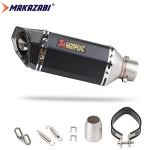 2 Inches inlet Universal Motorcycle Exhaust Muffler End Pipe Modified DB Killer Escape Moto Vent Tube Pipe Muffler Canister Tail pipe For Honda Kawasaki Yamaha KTM BMW Aprilia Benelli Suzuki Ducati Triumph Vespa GPX etc