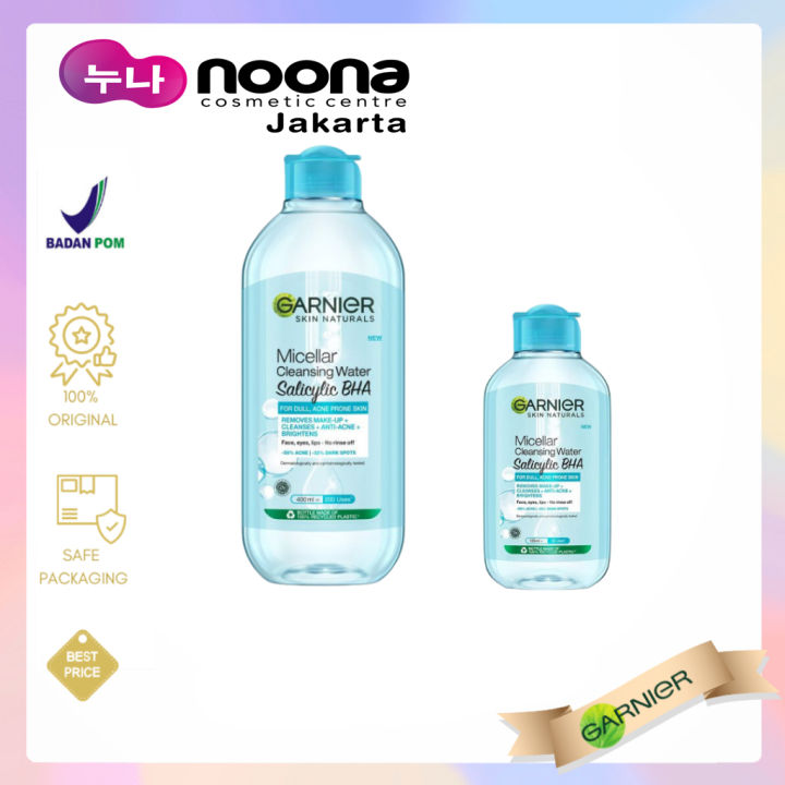 GARNIER MICELLAR CLEANSING WATER SALICYLIC BHA 125ML / 400ML
