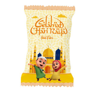 Snack Bag Lebaran Bentuk Snack Permen Karakter Muslim Hari Raya Idul Fitri Eid Mubarak