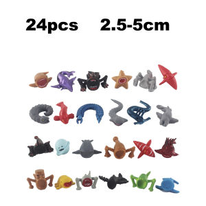 hot 24pcs/set Deep Sea Monster Action Figures Sea Creatures Animal Model Toys