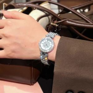 FCOPK watch for women original waterproof 2025 new diamond dial elegant casual luxury stainless steel ladies watch