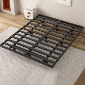 Suspended iron bed metal bed frame iron bed single bed/double bed/king bed high load-bearing bed frame bedroom bed frame thickened steel frame bed suspended bed