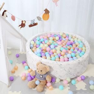 Ball Pit Balls for Kids -100Pcs Macaron Pit Balls Crush Proof Plastic Toy Balls for Toddler Ball Pit Ball Pit Play Tent Baby Pool Water Toys Kiddie Pool Party Decoration Photo Props