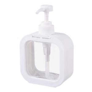 Spacious Transparent Liquid Container Soap Dispenser Press Type Box Dispensing System Bathroom Organizers Solution