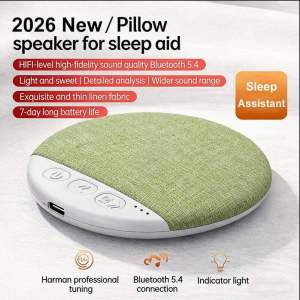 2026 New Sleep Sound Speaker Under-Pillow Bluetooth Sleep Aid With Audio Disc Technology Hda Sound Gifts-152c4c8b