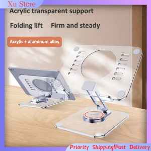 Acrylic High Quality Foldable Laptop Stand Adjustable Tablet Stand iPad Stand Tablet Phone Holder and Cellphone Holder