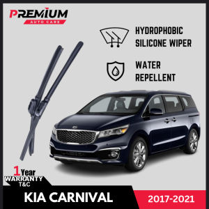 🔥 KIA GRAND CARNIVAL [2017-2021] HYDROPHOBIC SILICONE WIPER BLADE WATER REPELLENT COATING WINDSHIELD WIPER
