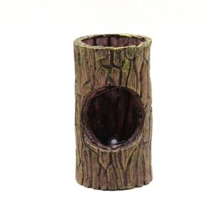Decorative Trunk Hideouts Shelter Tunnel Hideaway Decors for Fish Tanks Ornaments Hideouts for Terrarium