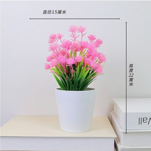 DRPT79 Pot Tanaman Hias Bunga Hias Plastik Pot Bongsai Artificial Flower Decoration