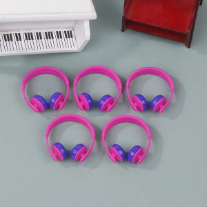 YAFEN 5pcs Mini Headphones Toys Gifts DIY Sunglasses Straw Hat Scarf Jewelry Accessories Decoration