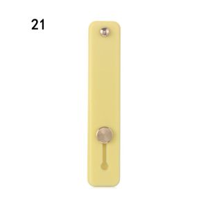 JUSTODO Creative Hand Band Silicone Phone Holder Grip Stand Finger Ring Push Pull