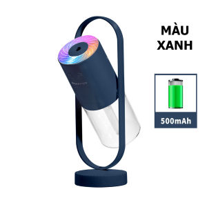 Máy Phun Sương Tạo Ẩm Mini 200ml Có Đèn LED Đổi Màu - Xoay 360 Độ
