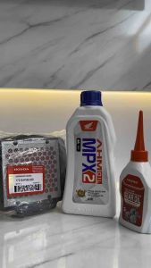 3 Item Paket Service Vario 110 Oli Mpx2 Gardan Filter Saringan Udara