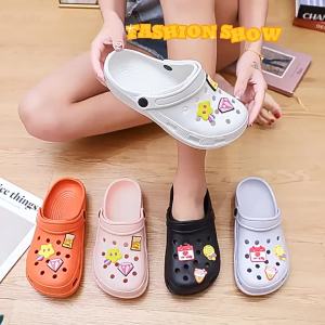 DIY Shoe Charms For WomenS Operating Room EVA Silent Office Summer Closed-Toe Beach Sandals For MenS Outdoor Wear