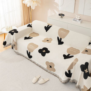 vivi lifestyle ผ้าคลุมโซฟา ผ้าคลุมโซฟาแบบเรียบง่ายทันสมัย ผ้าคลุมโซฟากันลื่น ผ้าคลุมโซฟาสี่ฤดูกาล นุ่มสบายและเป็นมิตรกับผิว