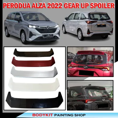 PERODUA ALZA 2022-2023 GEAR UP OEM STYLE SPOILER REAR TRUNK SPOILER DUCKATAIL- MATERIAL ABS BODYKIT