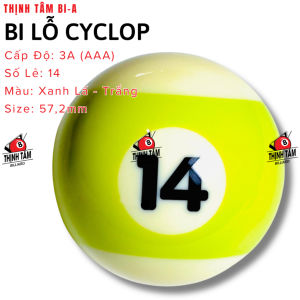 [THỊNH TÂM] Lẻ Bóng Bida Lỗ Cyclop Bóng Lẻ Bi-A Lỗ Số CLB