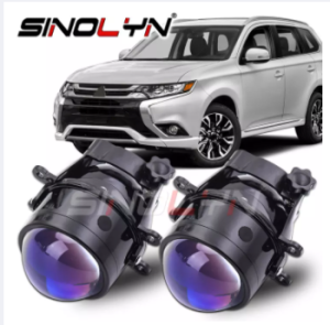 Sinolyn Bi-xenon Fog Light For Mitsubishi Outlander/Pajero/Galant/Suzuki Swift/Jimny/Alto/ Grand Vitara D2H H11 HID LED Driving Lamp 3.0 inch Projector Blue Lens Accessories Tuning