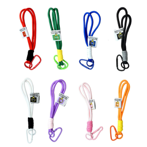 Multipurpose Nylon Keychain Rope Woven Key Holder With Detachable Carabiner For Personal Accessories Storage