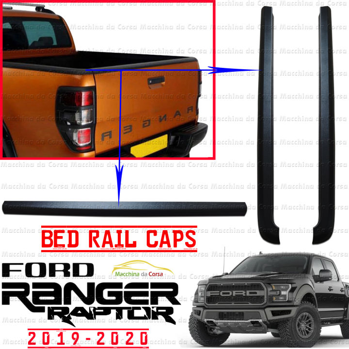 Ford Ranger Raptor / Ford Raptor 2019-2020 Bed Rail Caps / Rail Guard