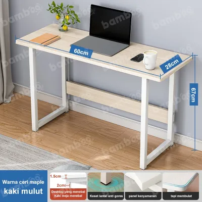 Meja Belajar 120cm Meja Kantor Meja Komputer Meja Kamar Tidur Sederhana Meja Rias Meja Kerja