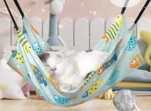 Võng treo lồng chuồng thú cưng thiết kế 2 lớp cao cấp Võng cho mèo đa dạng mẫu mã kích thước
