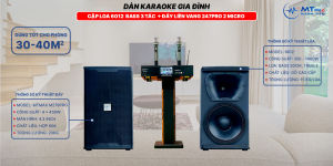 Dàn Karaoke Cao Cấp Gia Đình -  [ Cặp Loa 6012 Bass 3 Tấc + Đẩy 279Pro ] Đi Kèm 2 Micro Không Dây Đa Năng Miễn Phí Lắp Đặt Bán Kính 100KM