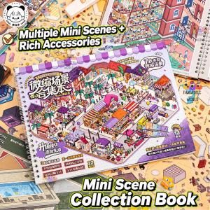 Telado 11.0 3D Miniature Shop Sticker Book DIY Scene Building Kids Craft Toy