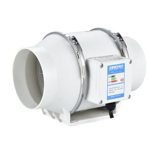 Booster Fan Inline Duct 4 Inch / Dinding Jendela Toilet Mountable Exhaust Fan / Tekanan Meningkatkan Fan Ventilator Kamar Mandi Penghapusan Ventilasi Udara Dapur - Lazada