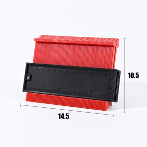 5/10in Profile Measure Ruler Contour Gauge / Irregular Shape Duplicator Outline Tool / Woodworking Angle Picker