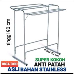 TERMURAH JEMURAN HANDUK STAINLEES STEEL SANGAT KOKOH ANTI KARAT