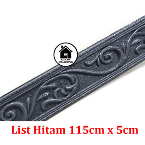 RW Wallpaper List Hitam Wall Paper Wallpaper Wallborder Foam 3D Stiker