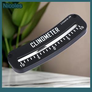 [Nicoles] 0-10 ° วัดมุมส้นเท้าเครื่องวัดความลาดเอียงของการเดินเรือแบบพกพาสำหรับเรือเครื่องมือวัดขนาดเล็กตัวบ่งชี้ความลาดชันระดับ RV