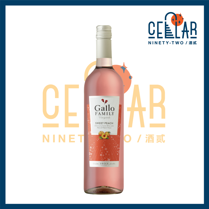 Gallo Family Sweet Peach 750ml Sweet Fruit Wine Alcohol-Free Wine