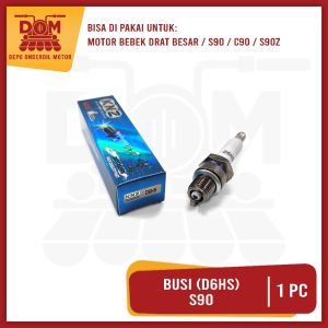 Busi Bebek Drat Besar D6HS (KNZ) Spark Plug Motor Oversize Honda 90 S90Z C90 Kenzie
