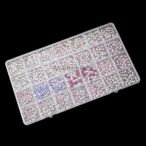 [COD] Millennium Multifunctional Clear Plastic Organizer Box With Grids Container Nail Art Storage Box For Beads Organizer Art Diy Jewelry