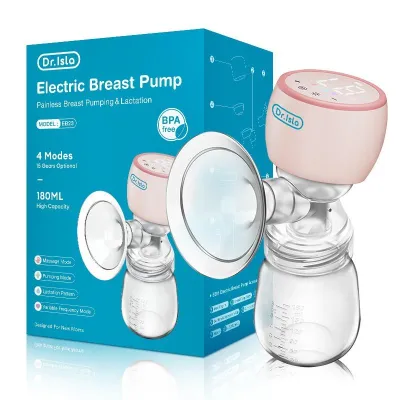 Dr.isla EB23 Pompa ASI Elektrik Portable 4 Modes & 15 Gears 1500mAh Lampu malam Tanpa Kabel otomatis Portabel pompa asi Hisap Kuat breast pump No noise Alat pumping asi elektrik/pampingan asi elektrik/pompa asi elektrik otomatis