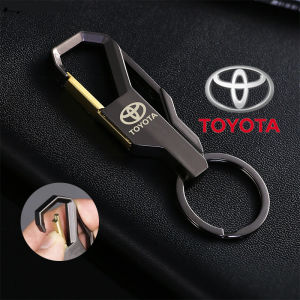 【Ready stock】Creative Car Logo keychain  Motorcycle keychain Alloy Metal Keyring for Toyota